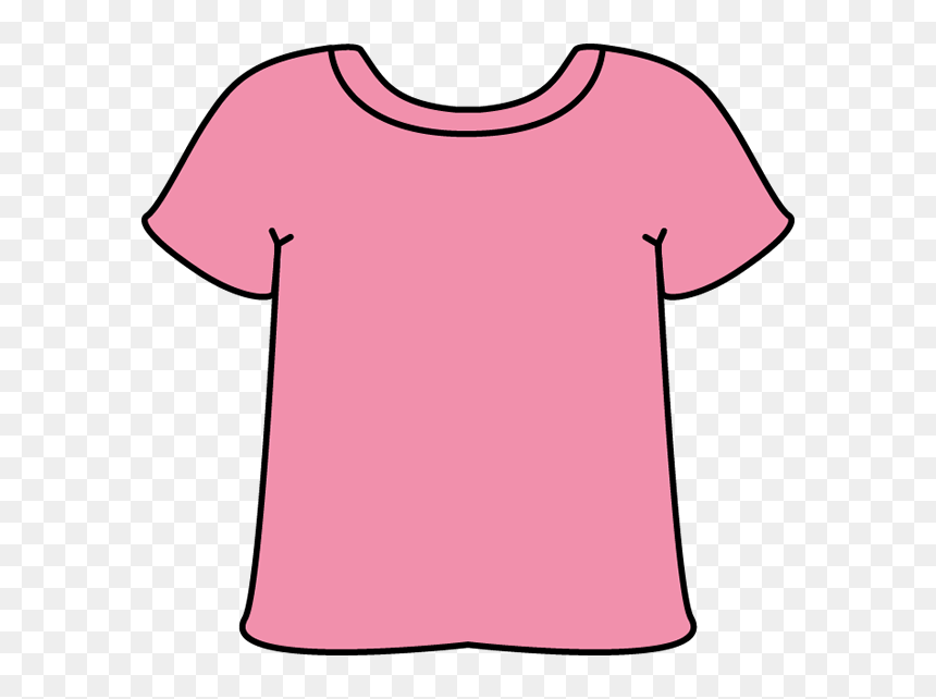 Collection Of Tee - Shirt Clipart Free Transparent, HD Png Download - pink shirt png