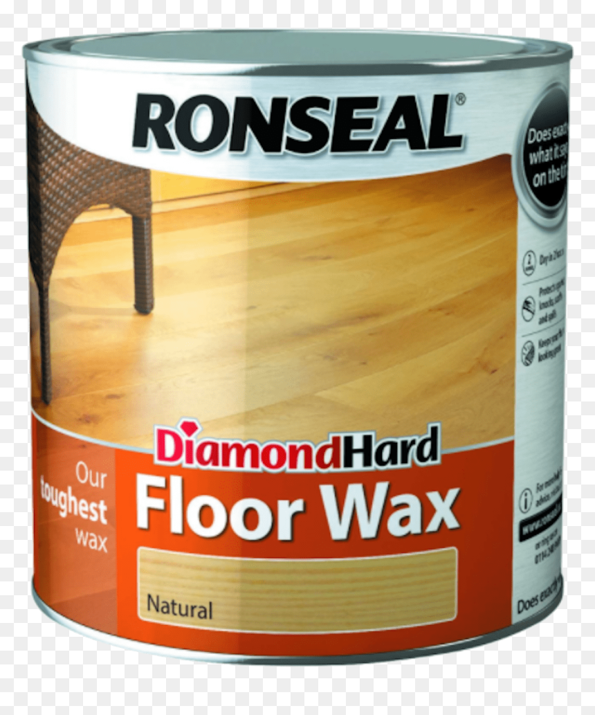 Ronseal Diamond Hard Floor Wax Natural Oak - Plywood, HD Png Download - blank wax seal png