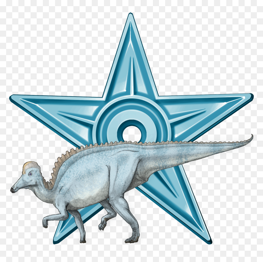 Azure Barnstar Of Dino - Ten Years Logo Png, Transparent Png - dino png