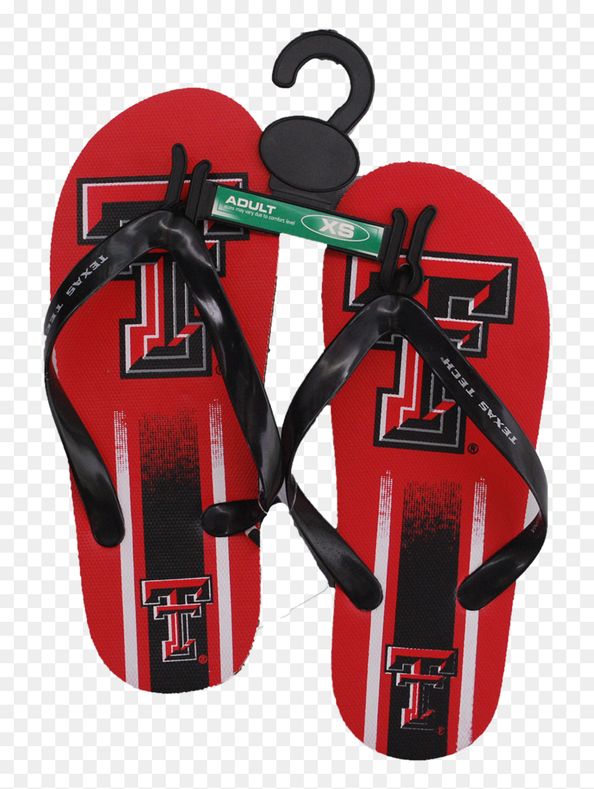 Double T Flip Flops - Texas Tech University, HD Png Download - texas tech png