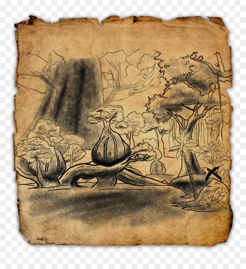 Grahtwood Treasure Map Ii - Treasure Map Orsinium Iii, HD Png Download - elder scrolls online png