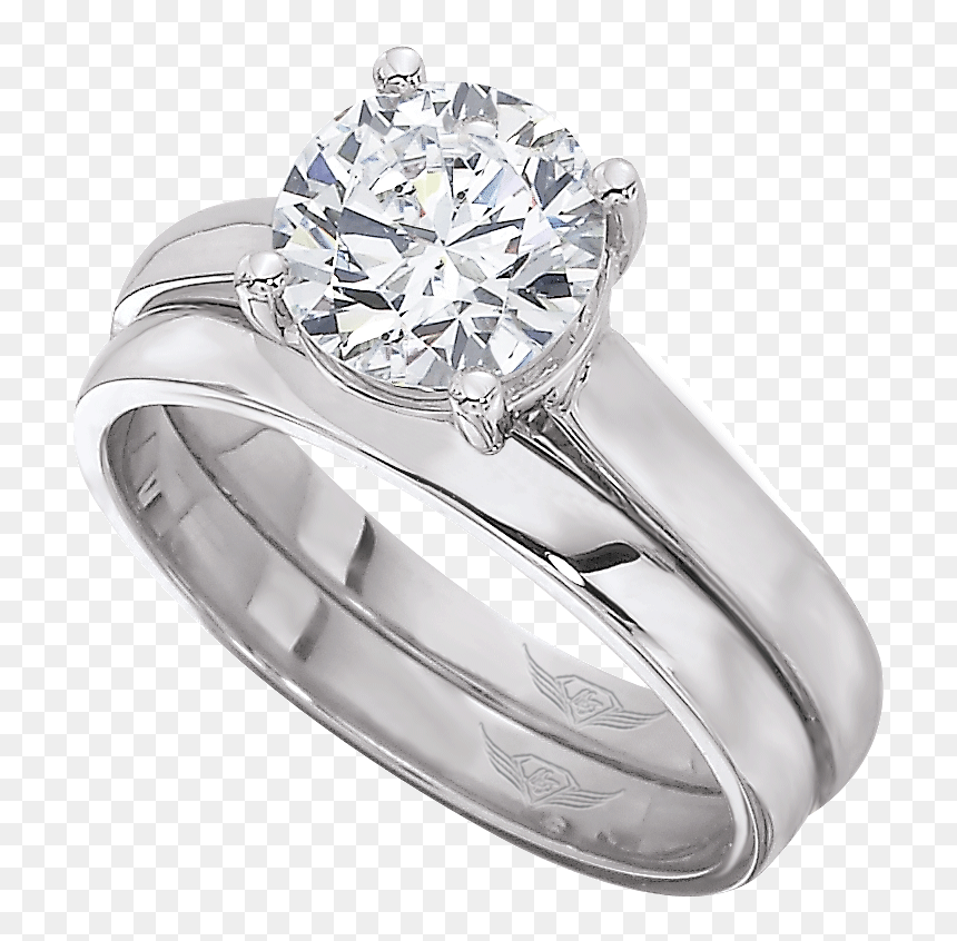 Diamond Ring Png - Engagement Ring Diamond Png, Transparent Png - silver ring png