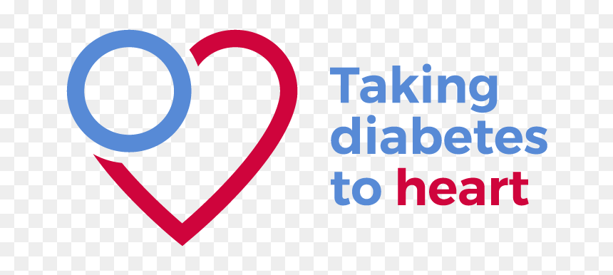 Logo Icon Title Taking Diabetes To Heart Rgb 2 Colours - Sign, HD Png Download - american diabetes association png