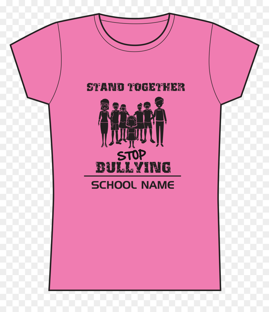 Pink Shirt Day T Shirt , Png Download - Pink Shirt Day T Shirt, Transparent Png - pink shirt png