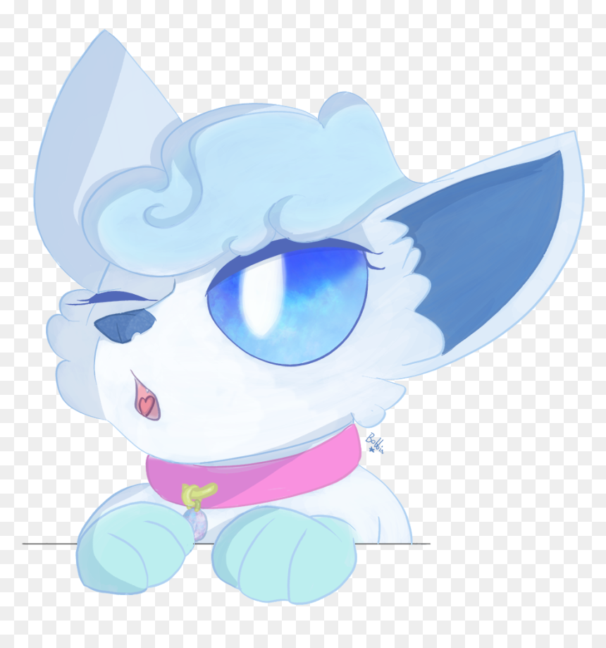 Opal The Alolan Vulpix - Cartoon, HD Png Download - alolan vulpix png
