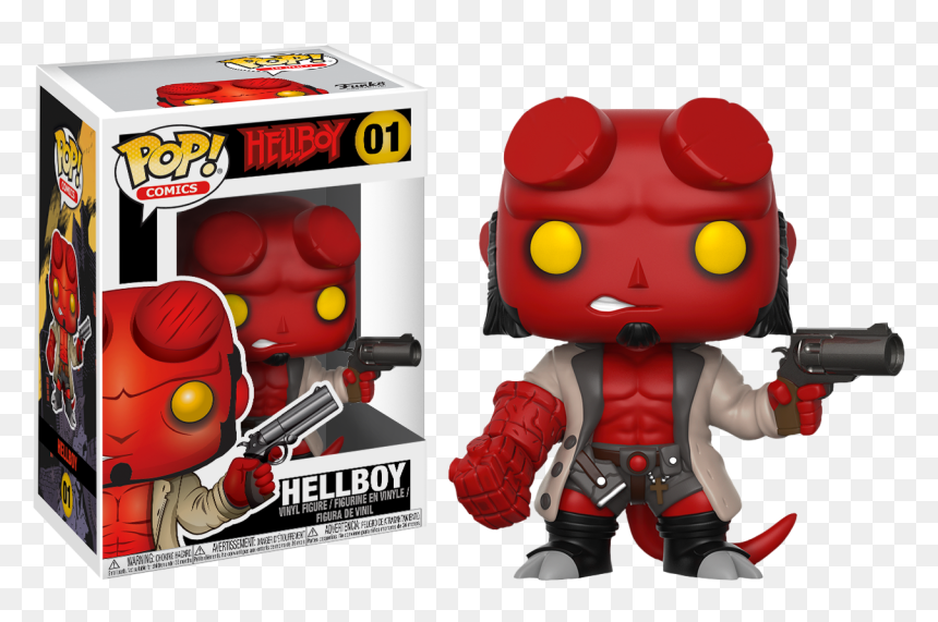 Funko Pop Hellboy 01, HD Png Download - deadpool .png