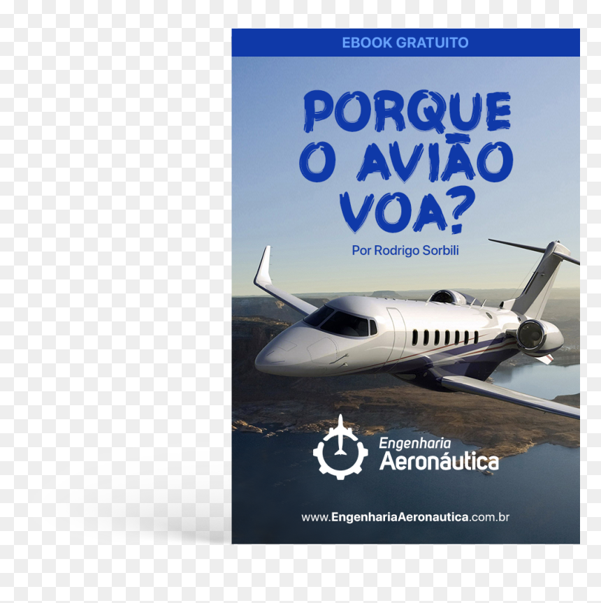 Por Que O Avião Voa - Business Jet, HD Png Download - avião png