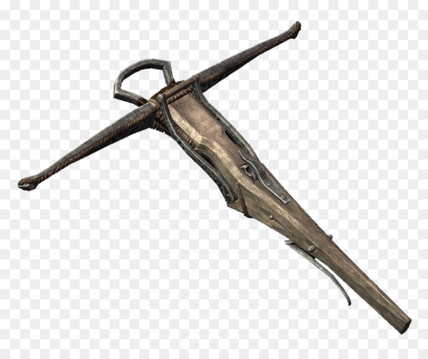Skyrim Crossbow Model, HD Png Download - skyrim iron helmet png