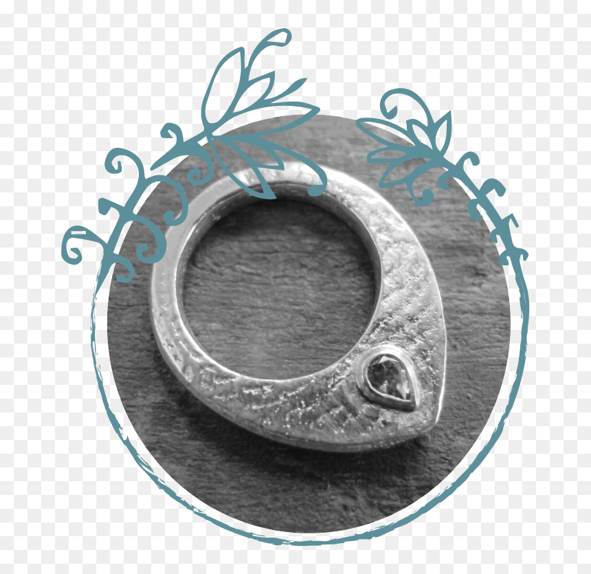 Kaila Fusco Silver Ring - Locket, HD Png Download - silver ring png