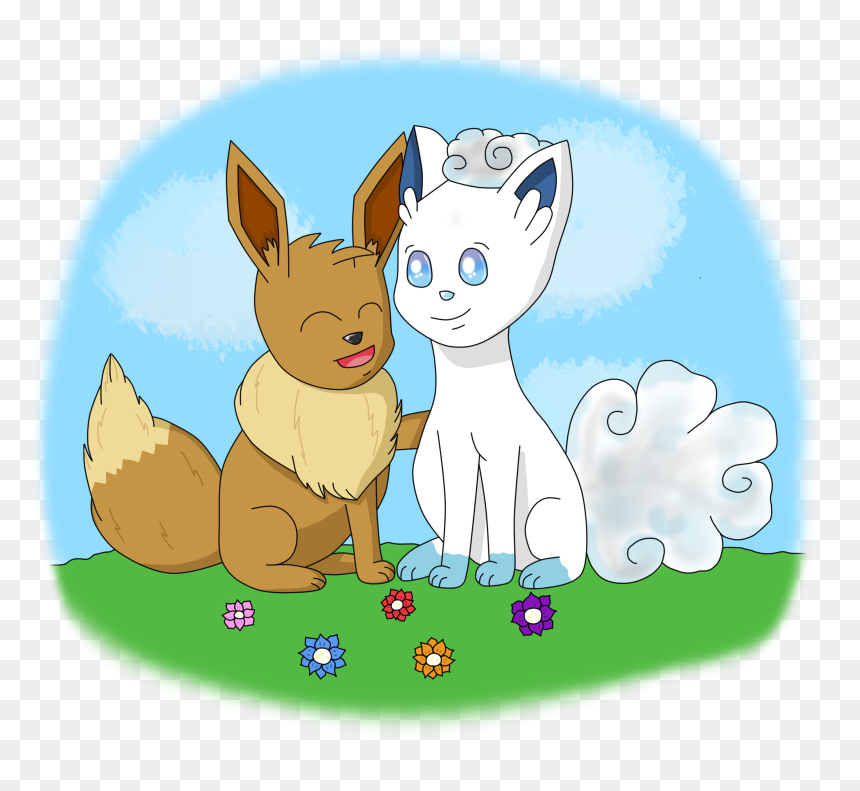 Cartoon, HD Png Download - alolan vulpix png