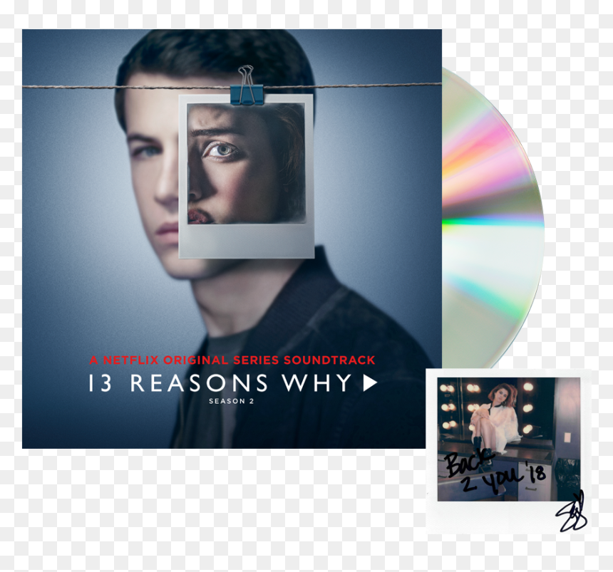 13 Reasons Why Season 2 Official Soundtrack Cd Digital - 13 Reason Why Season 2, HD Png Download - 13 reasons why png