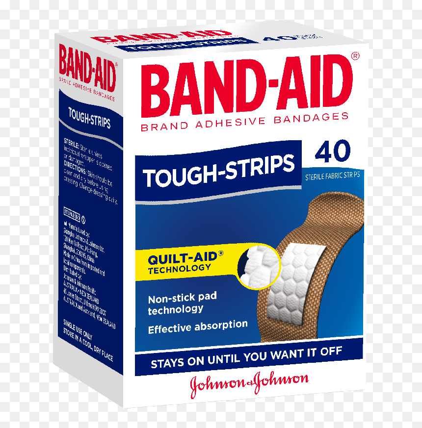 Ba Toughstrip 40 - Band Aid, HD Png Download - bandages png