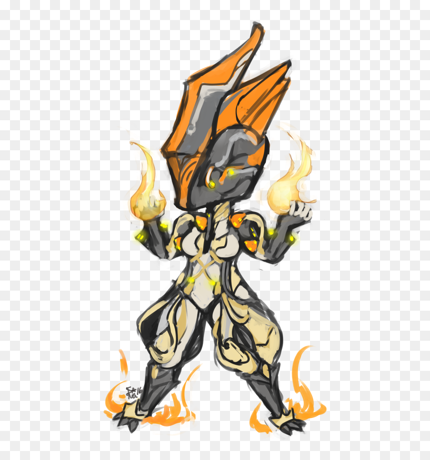 @perverted Weeaboo Swan “maybe Ember From Warframe - Warframe Ember Draw, HD Png Download - weeaboo png