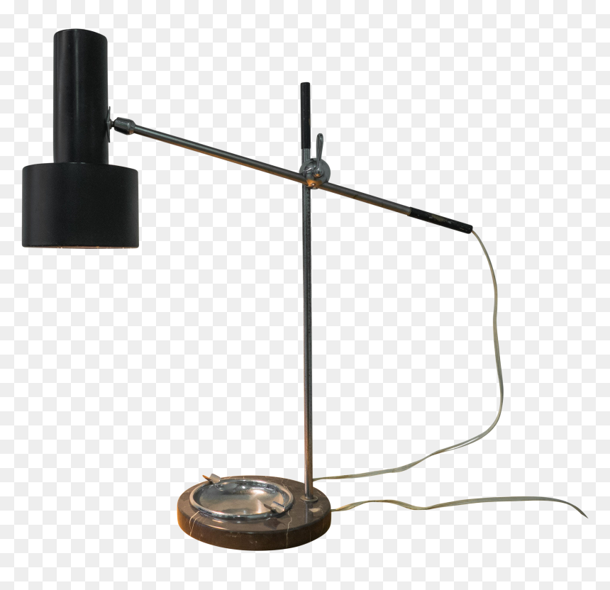 Vintage Desk Lamp With Ashtray - Lamp, HD Png Download - desk lamp png