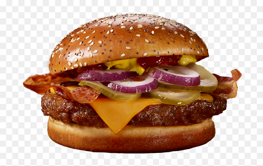 Burger-bacon - American Hamburger Png, Transparent Png - bacon.png