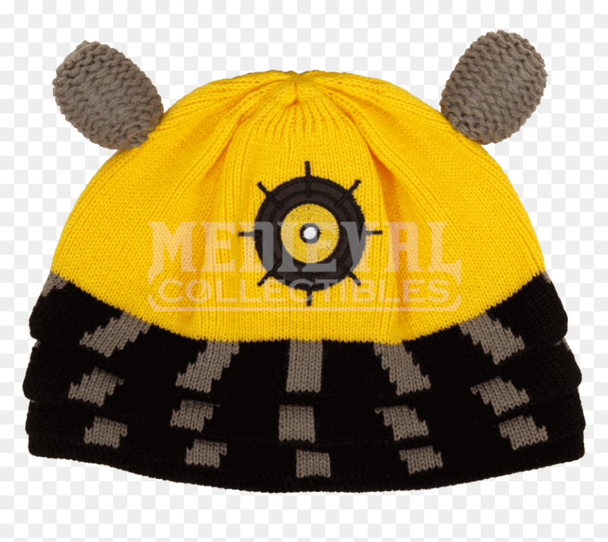 Yellow Doctor Who Dalek Beanie - Beanie, HD Png Download - dr who png