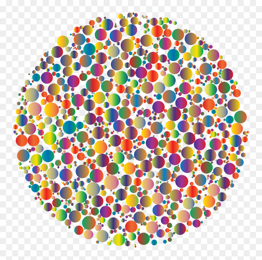 Colorful Circle Fractal - Circle, HD Png Download - colorful circle png