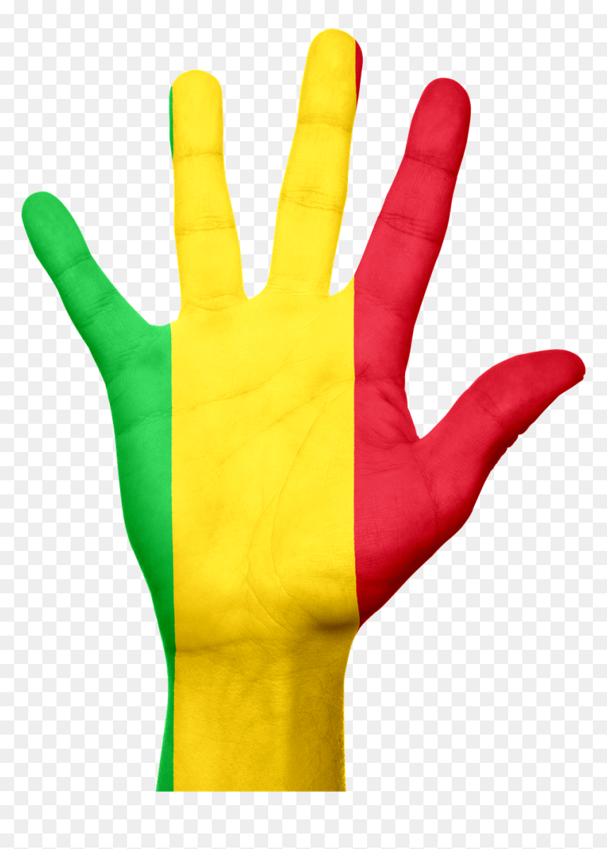 Mali Drapeau Png, Transparent Png - fingers png