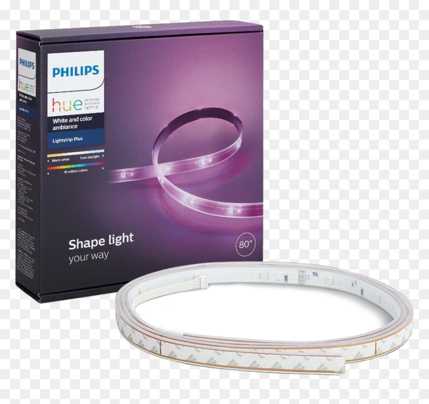 Philips Hue Light Strip, HD Png Download - glowing lights png
