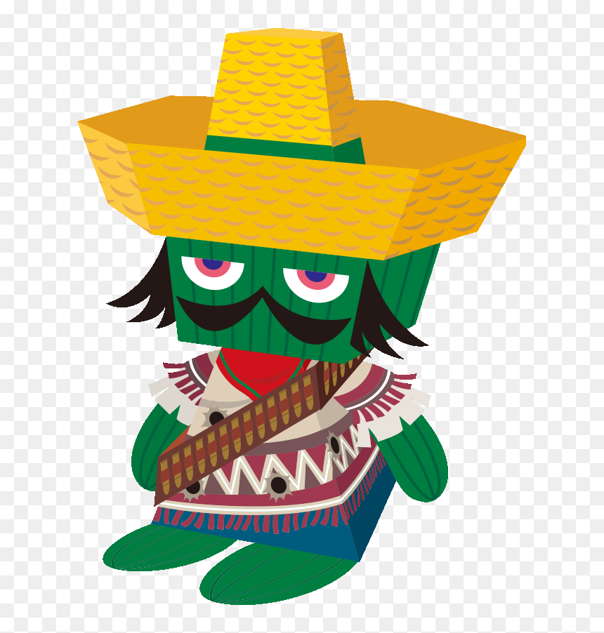 Gregory Horror Show Cactus Gunman Clipart , Png Download - Gregory Horror Show Cactus Gunman, Transparent Png - horror border png