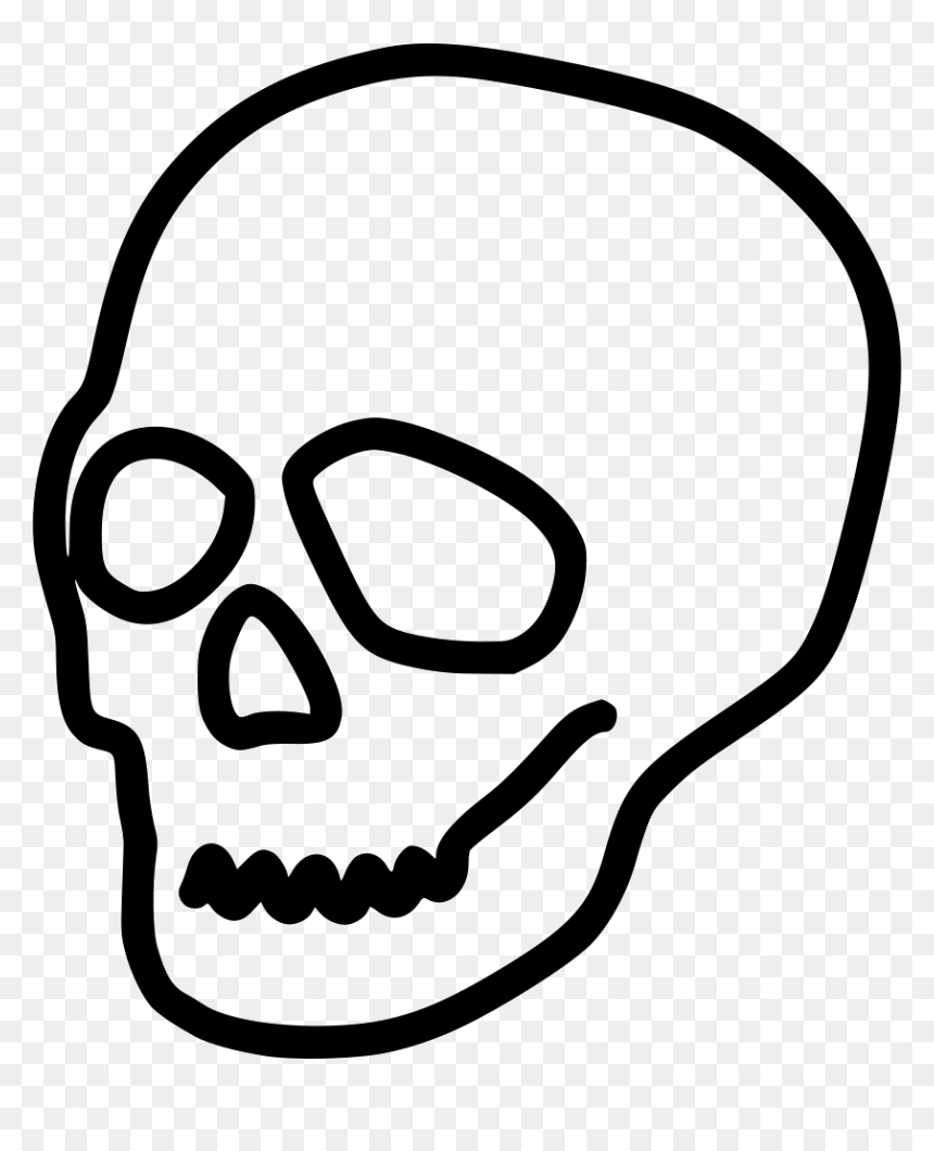 Skull Death Halloween Poison - Skull, HD Png Download - halloween skeleton png