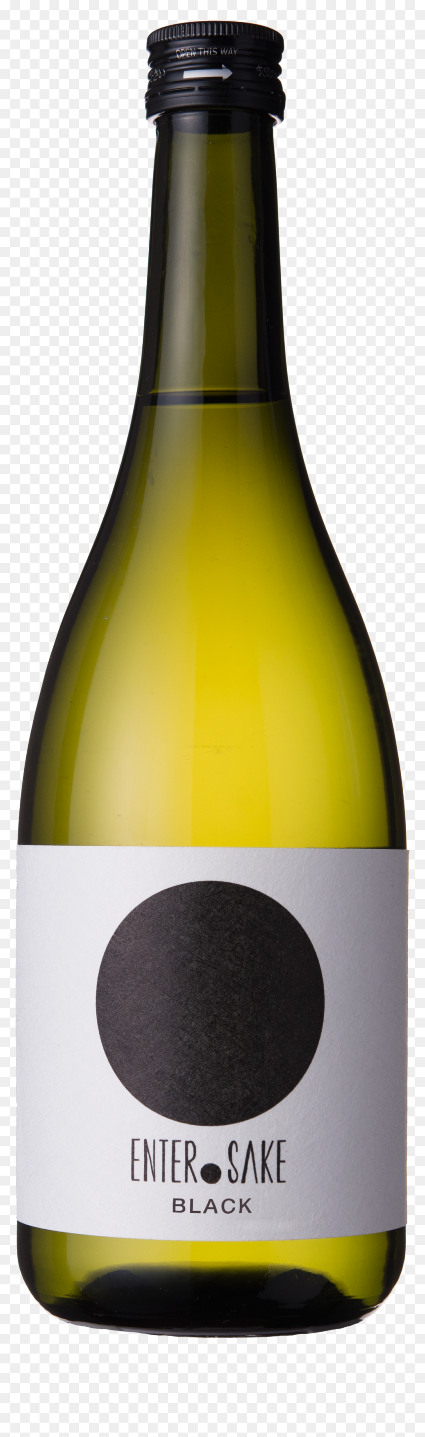 Enter Sake Black Dot Honjozo, HD Png Download - sake png