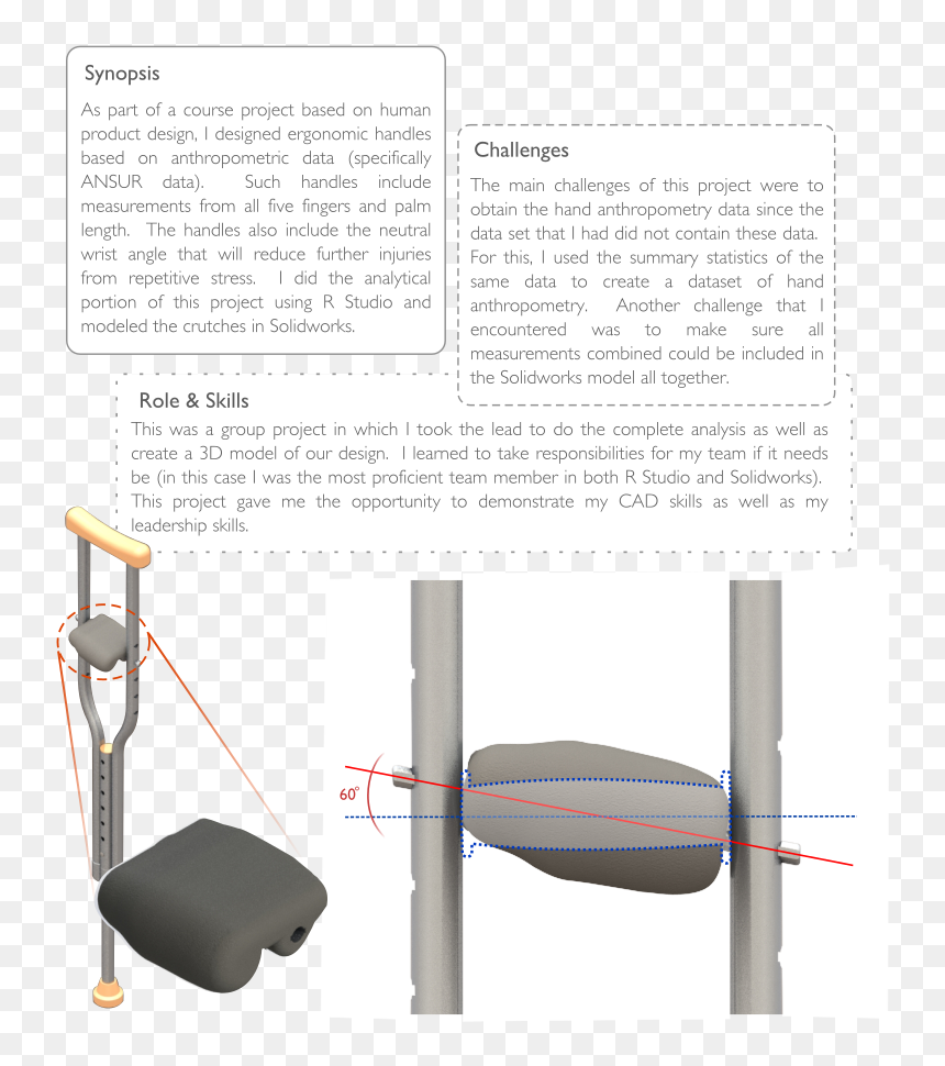 Ergonomic Crutches , Png Download - Chair, Transparent Png - crutches png