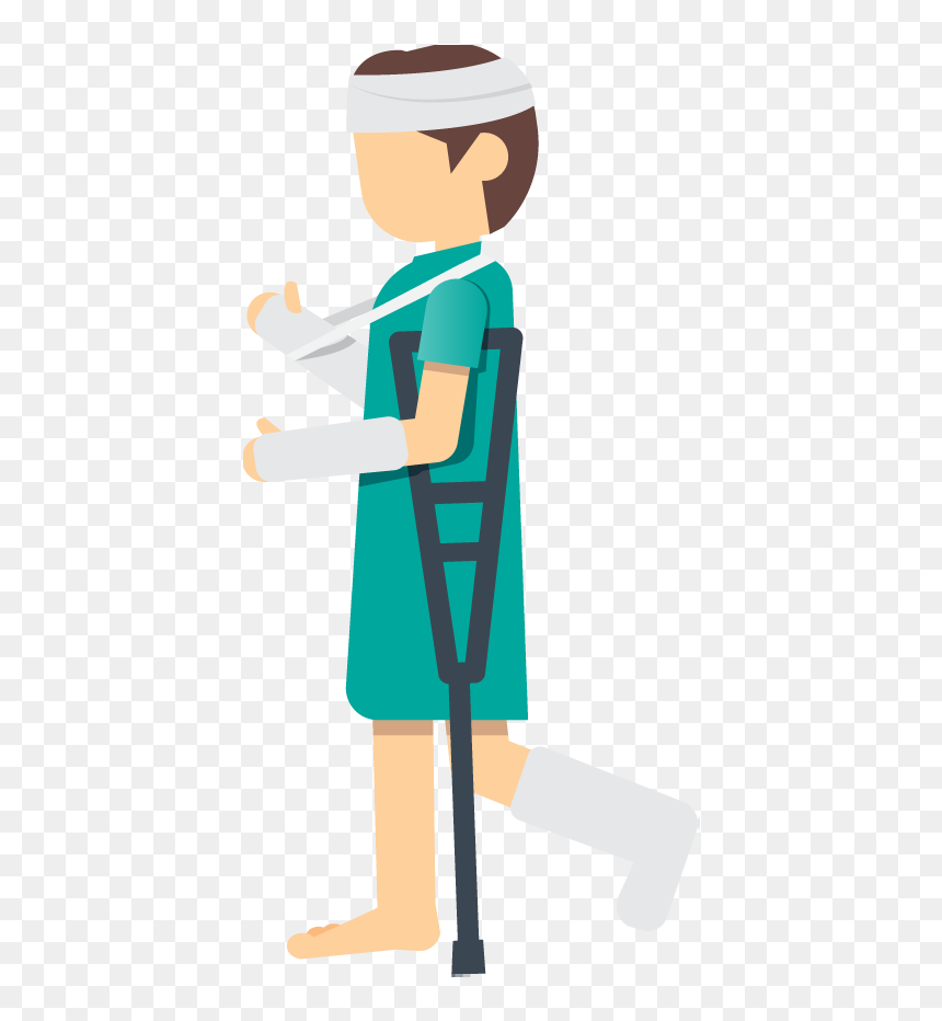 People Portfolio Categories Designshop - Injury Clipart Png, Transparent Png - crutches png
