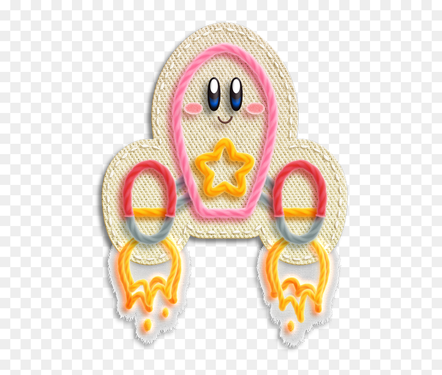 Kirby Epic Yarn Rocket, HD Png Download - kirby star png
