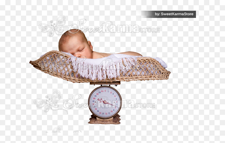Baby Scale Vintage Png, Transparent Png - christmas wreath .png