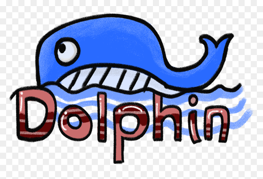 Dolphin Hand Painted Stick Figure Fresh Png And Psd - Cartoon, Transparent Png - fresh png