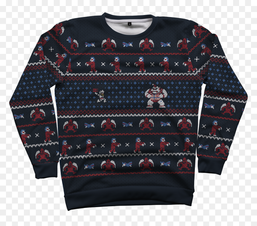 Ghouls And Ghost T Shirt, HD Png Download - christmas sweater pattern png