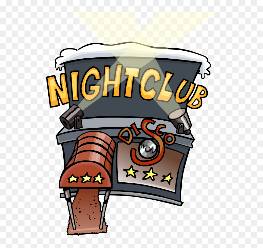 Club Penguin , Png Download - Club Penguin Nightclub Outside, Transparent Png - outside png