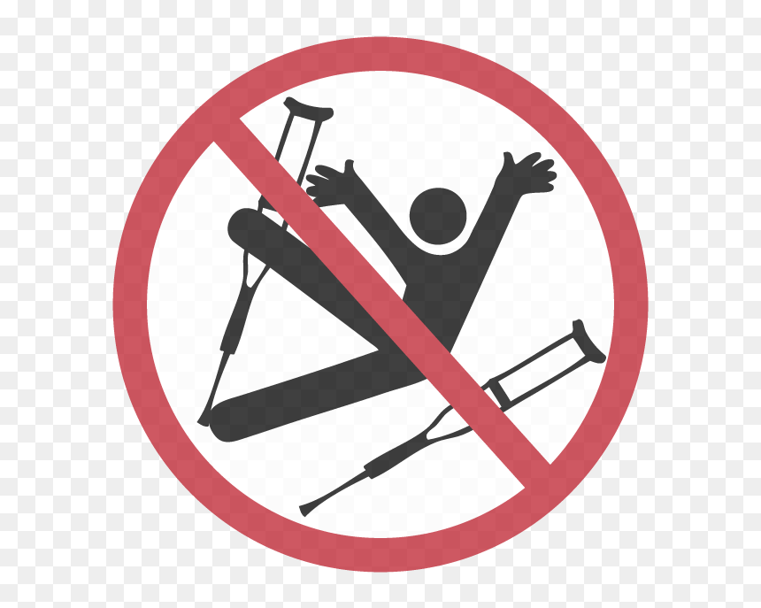 Crutches Non Slip, HD Png Download - crutches png