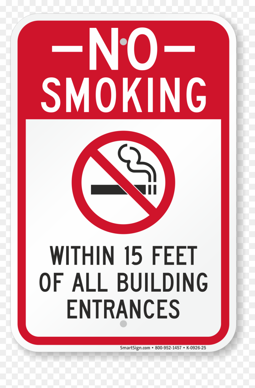 No Smoking Within 25 Feet, HD Png Download - prohibition sign png