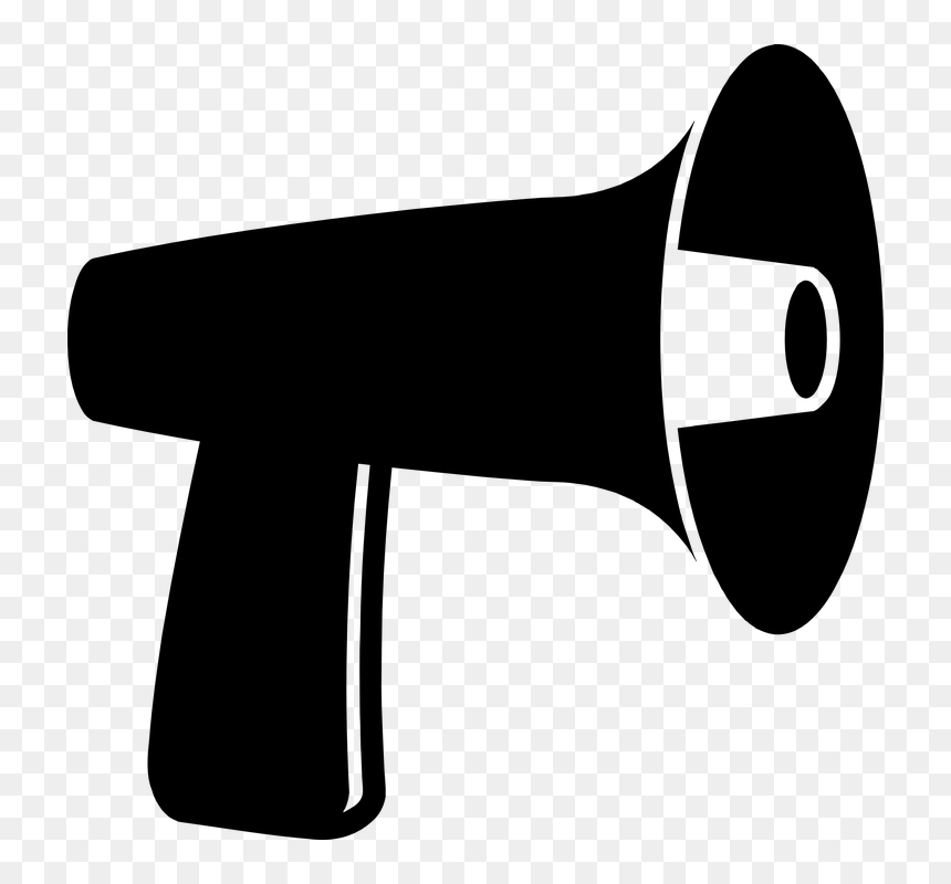 Megaphone, Bullhorn, Speaker, Loud, Communication - Speaker Phone Clipart, HD Png Download - bull horn png