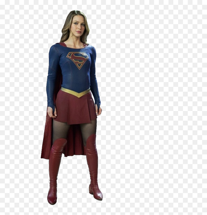 Flash Grant Gustin Transparent, HD Png Download - super girl png