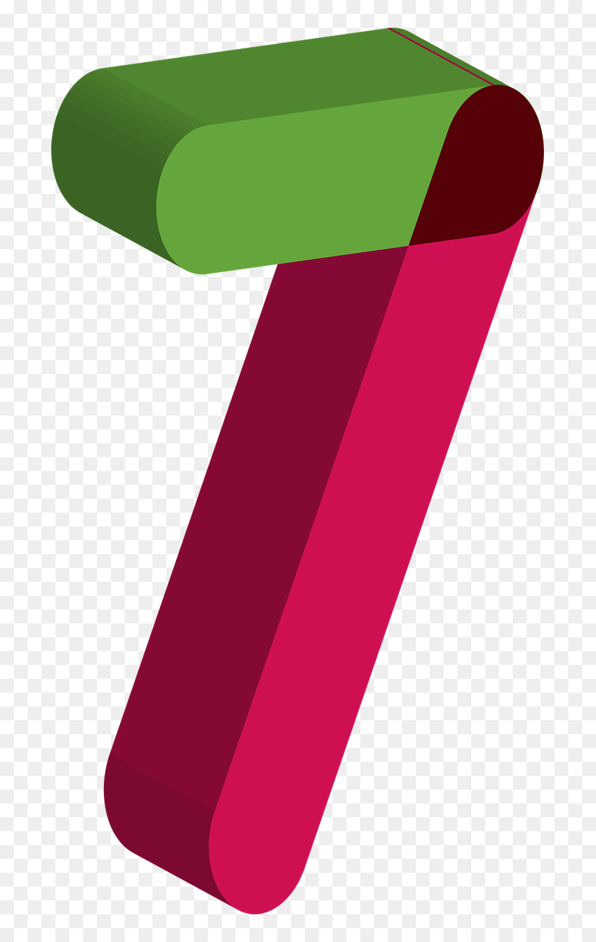 7 Numerical, HD Png Download - seven png