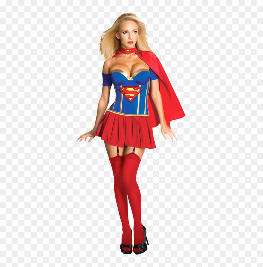 Supergirl Png - Sexy Superwoman Outfit, Transparent Png - super girl png