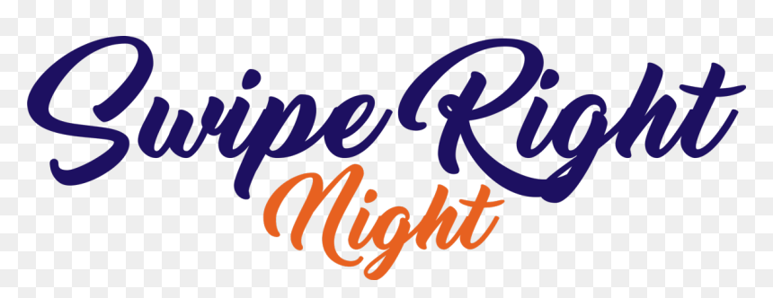 Swipe Right Night - Calligraphy, HD Png Download - swipe png