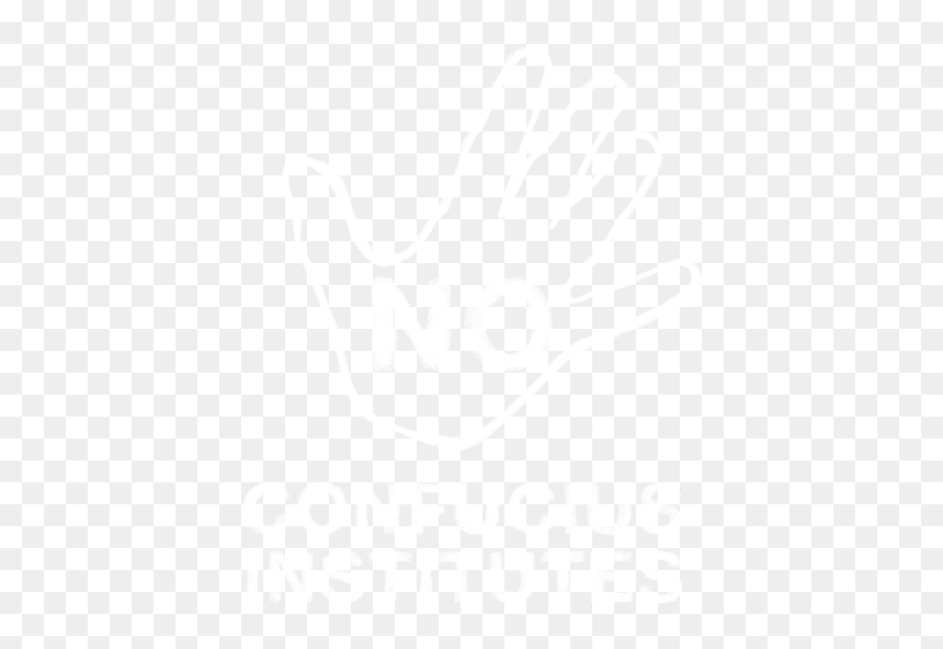 No Confucius Institutes - Johns Hopkins Logo White, HD Png Download - confucius png