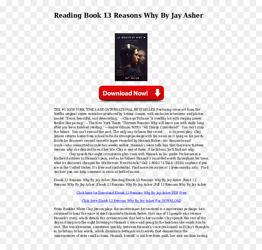 Screenshot, HD Png Download - 13 reasons why png