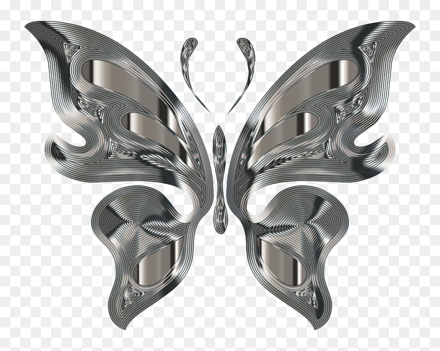 Metal Butterfly Png - Wat Pho, Reclining Buddha, Transparent Png - butterfly .png