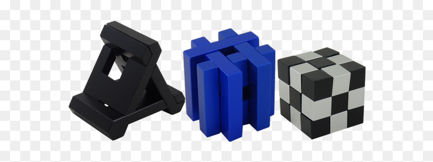 Set Of 3 Metal Interlocking Puzzles - Bicycle Pedal, HD Png Download - cross hatch pattern png
