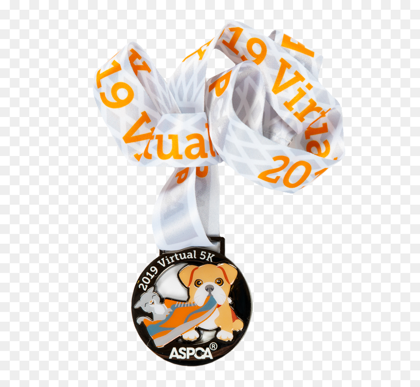 2019 Virtual 5k Medal - Virtual 5k, HD Png Download - aspca logo png