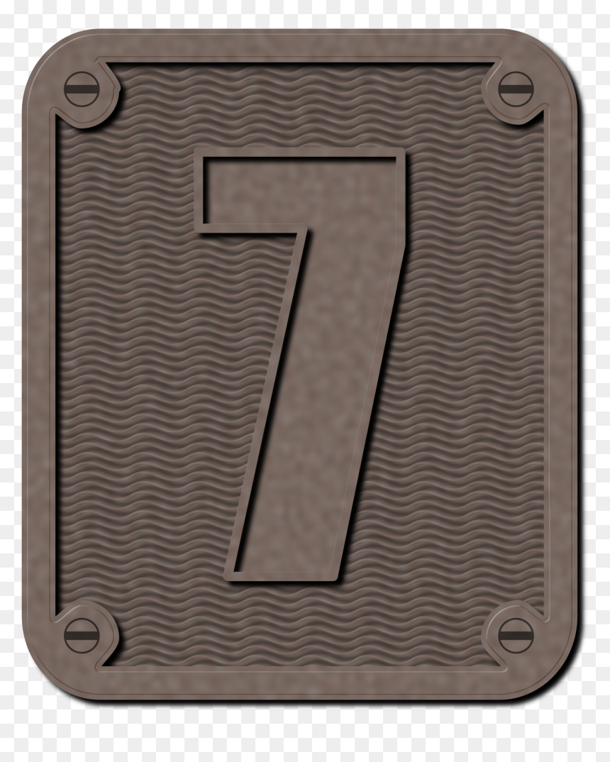 Metal Seven Clip Arts - Clip Art, HD Png Download - seven png