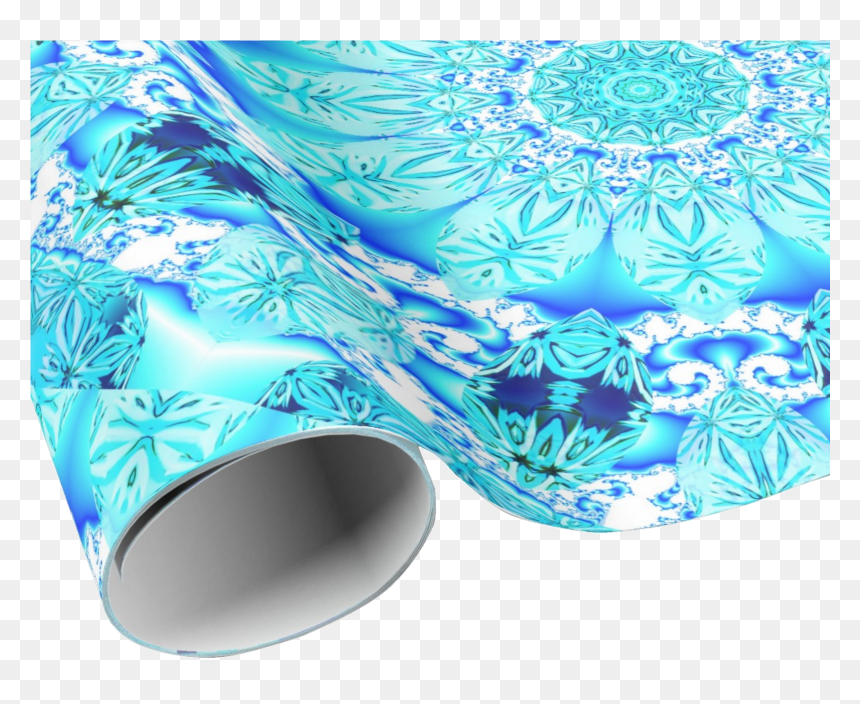 Aqua Lace Mandala, Delicate, Abstract Blue - Fractal Art, HD Png Download - cross hatch pattern png