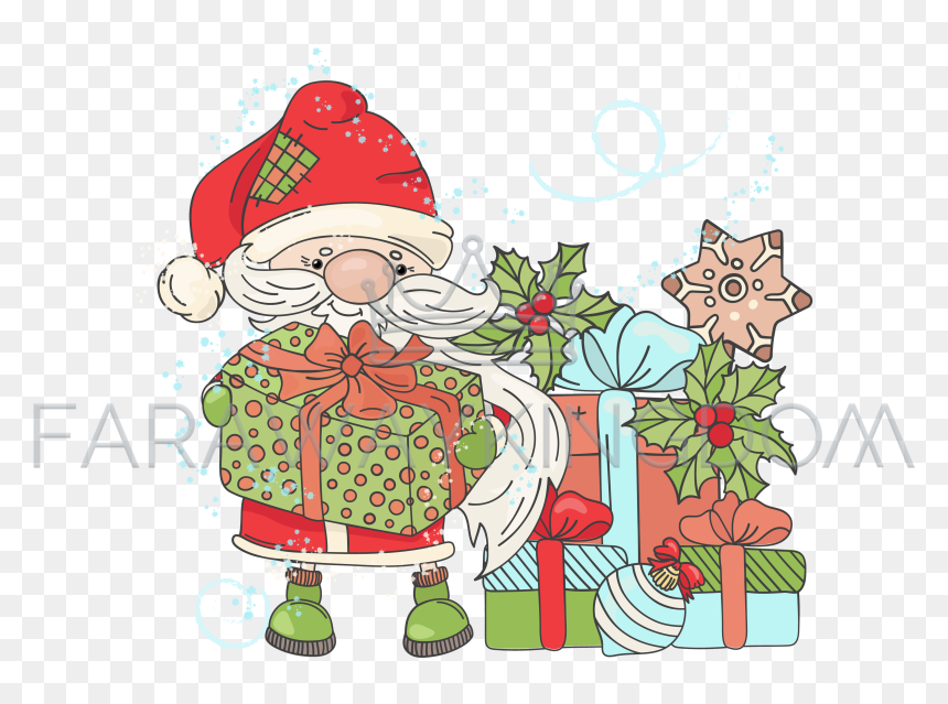 Christmas Day, HD Png Download - santa .png