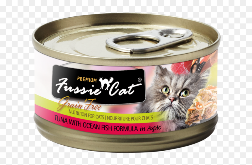 Marketing Fussie Can Tuna Oceanfish Full-768x589, HD Png Download - happy cat png