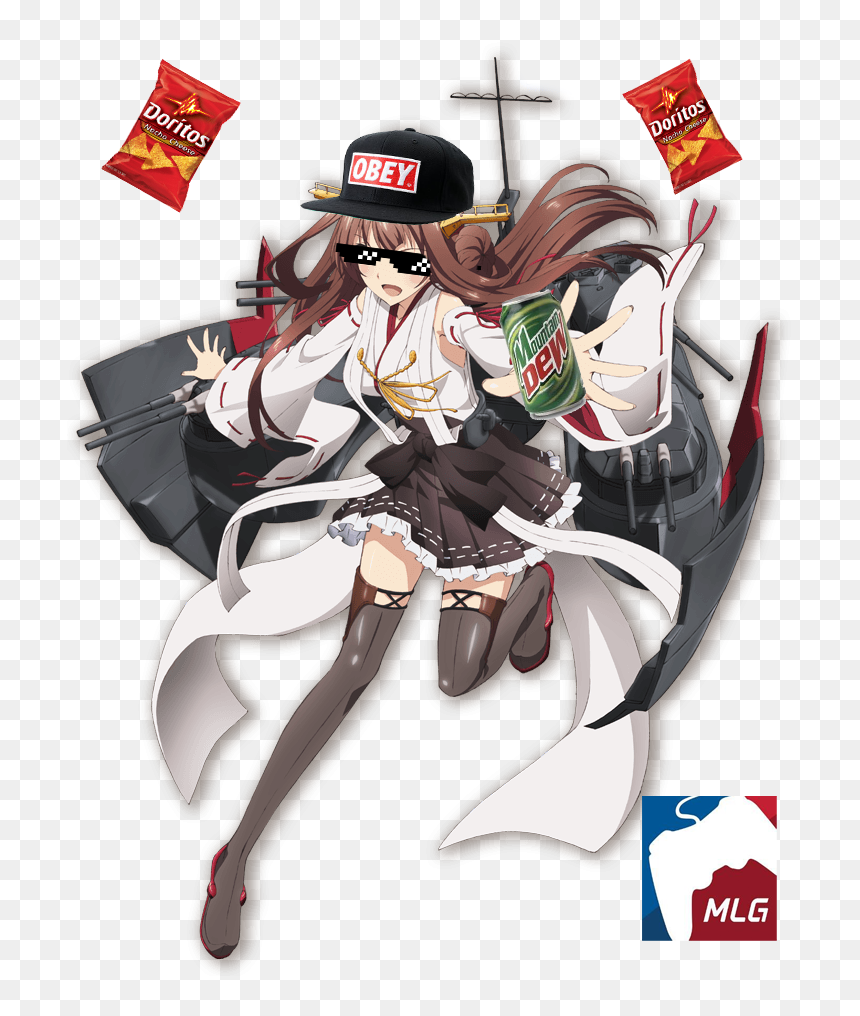 Kongou, HD Png Download - mlg obey hat png